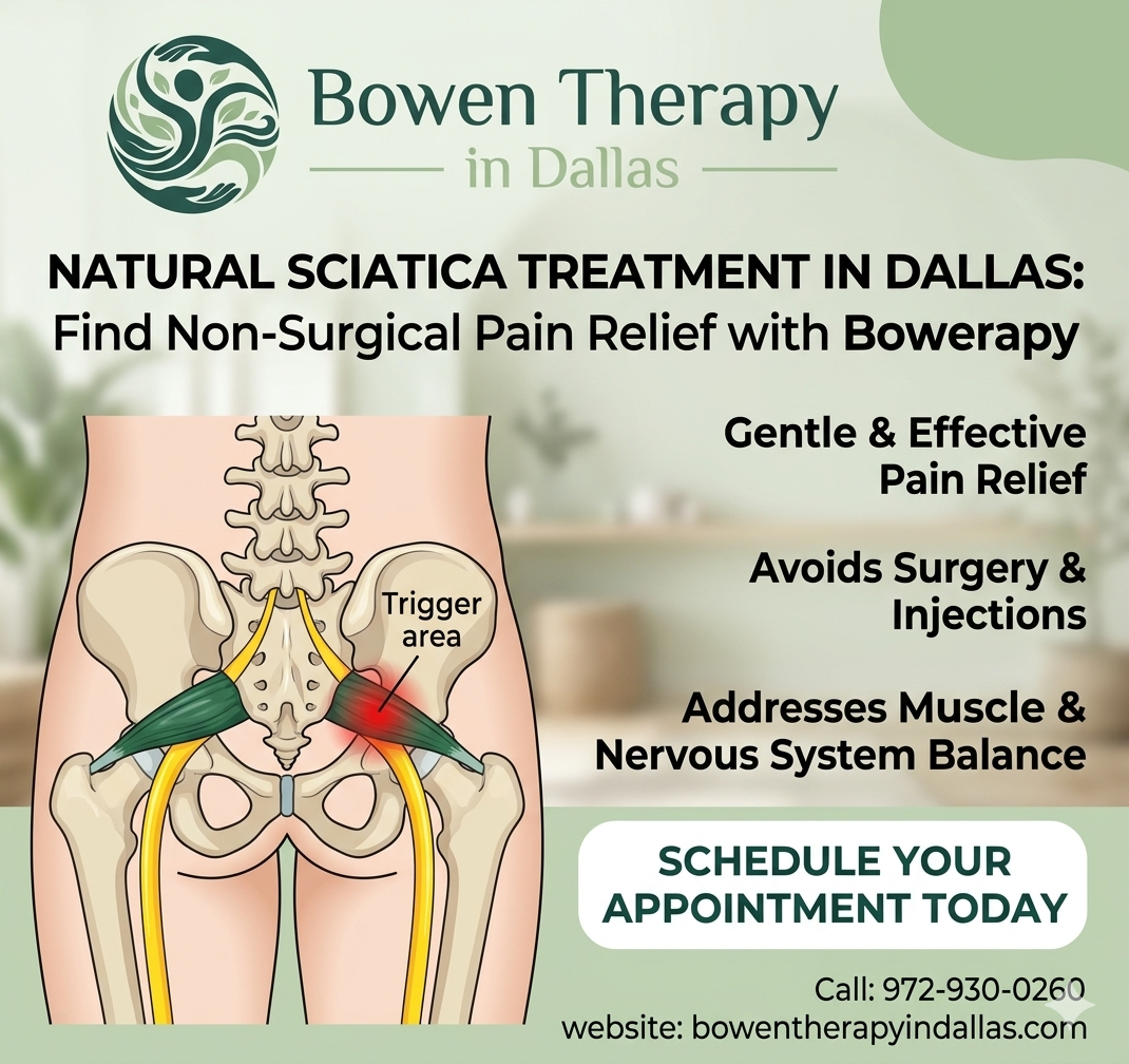 Natural Sciatica Treatment In Dallas: How Bowen Therapy Relieves The Pain Without Surgery