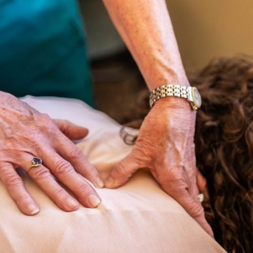 shoulder treatment using Bowen Technique